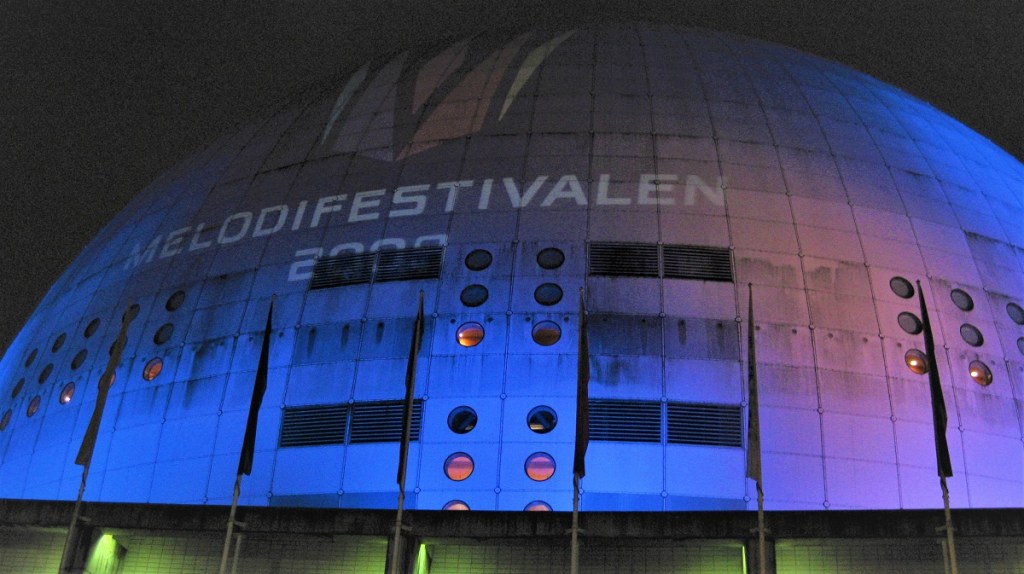 Globen (Stockholm, Sweden), the arena where several Melodifestivalen finale shows were presented
