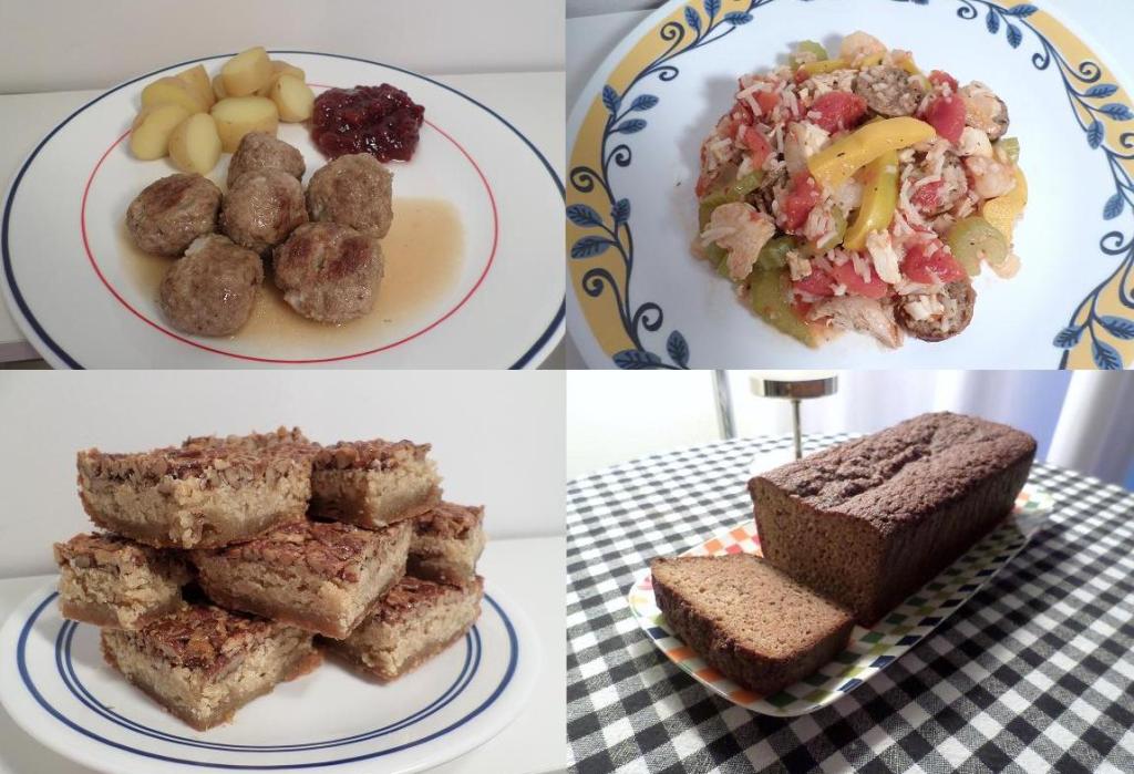 Four gluten free dishes