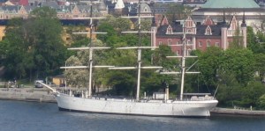 A ship on the water in Stockholm Sweden