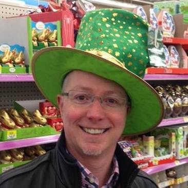 Me in a leprechaun hat