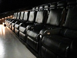Recliners at the movie theatre